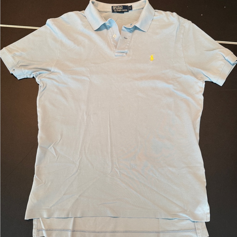 Polo Ralph Lauren Polo Mens Large  pale blue